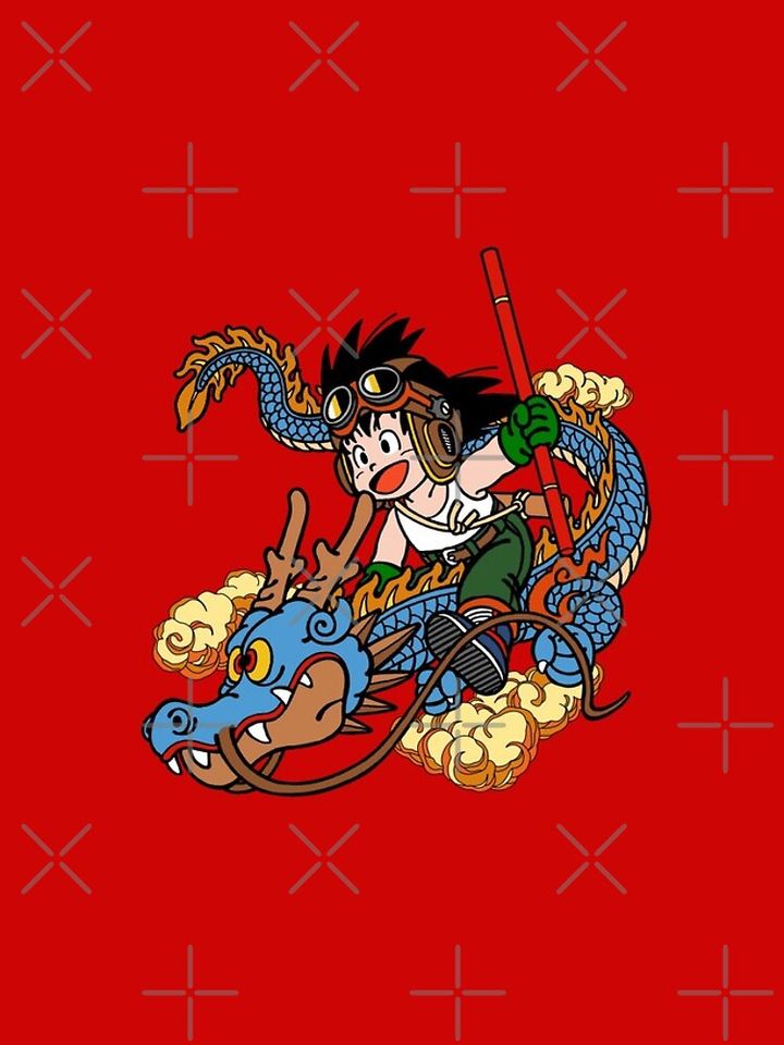 Goku and Blue Shenlong iPhone Case