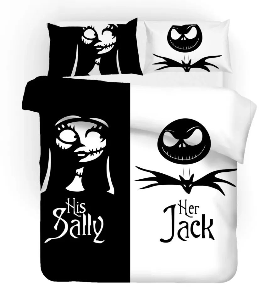 3D Skull Christmas Pattern Love Quilt Cover Set Duvet Cover Bedding Pillowcases