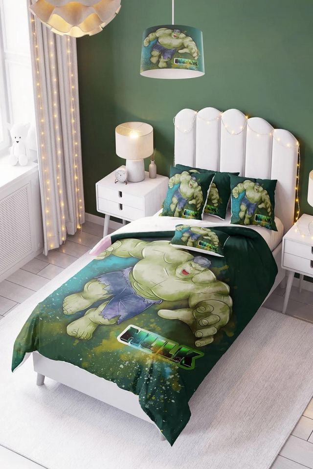 Kids' Hulk Bedding Set  - Hulk Themed Bedroom Decor