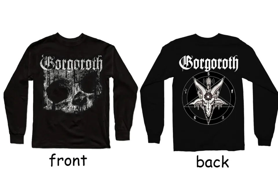 Gorgoroth black metal  Long Sleeve front and back print