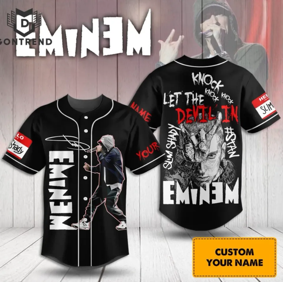 Eminem Baseball Jersey Shirt