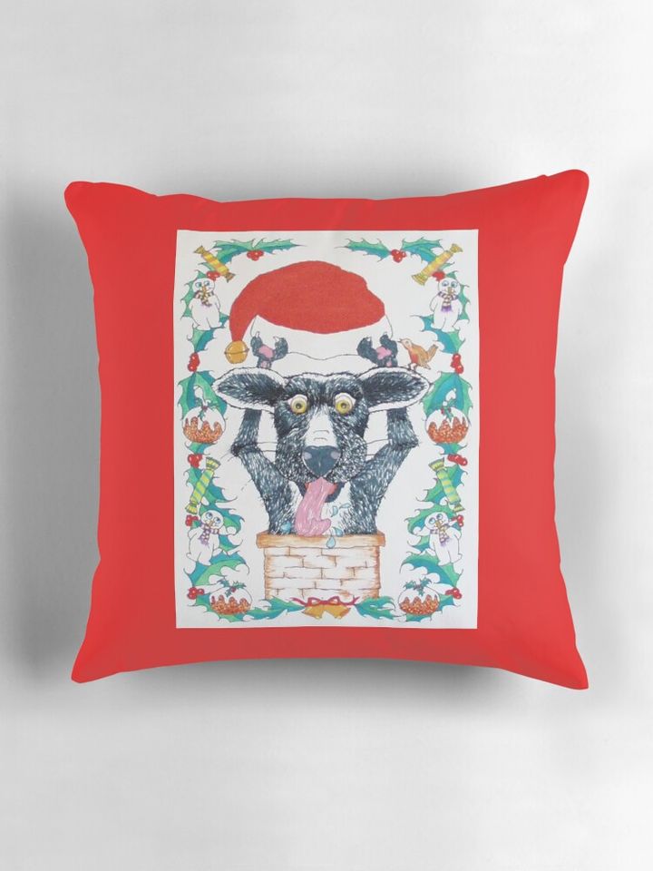 Chrismas Doggie Pillow