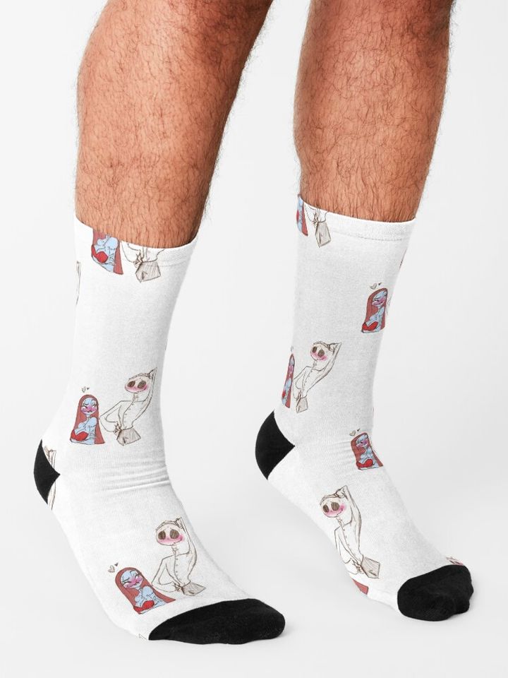 Jack and Sally  Socks