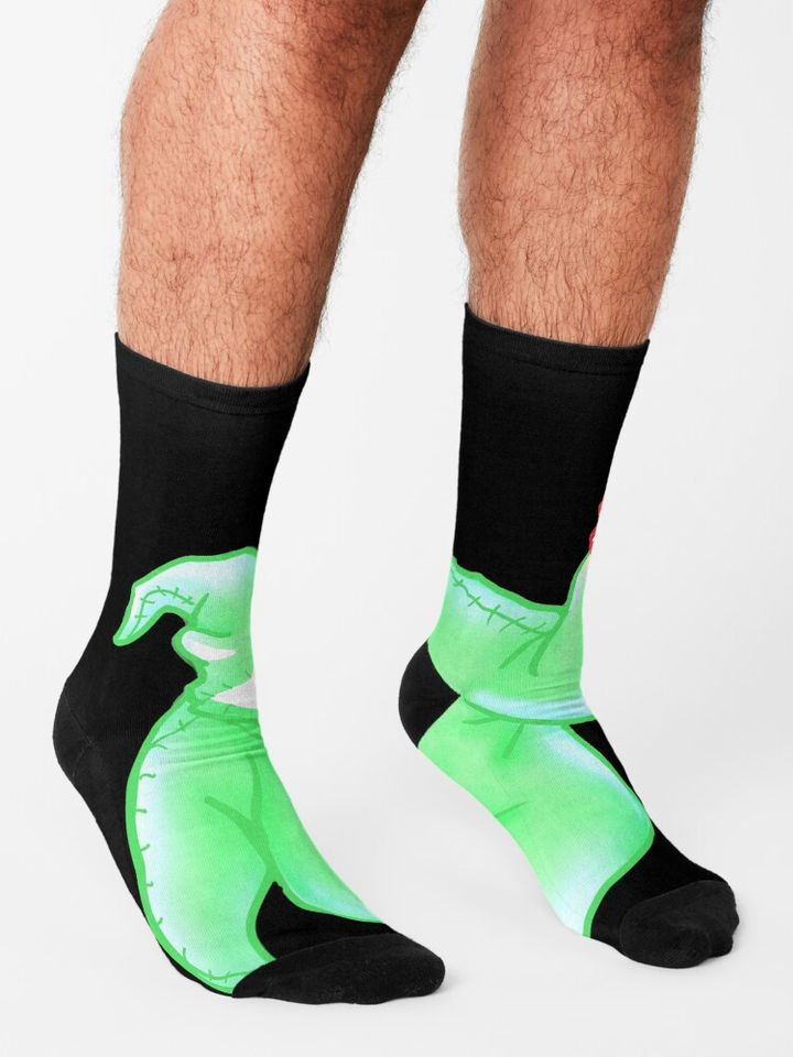 Oogie Boogie Illustration Socks