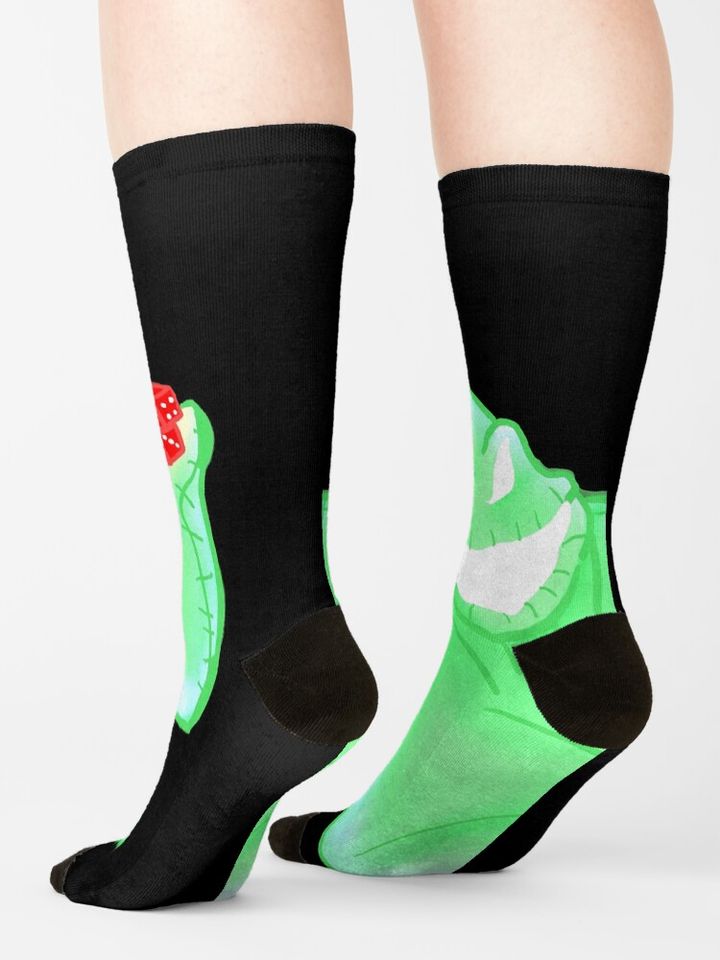 Oogie Boogie Illustration Socks