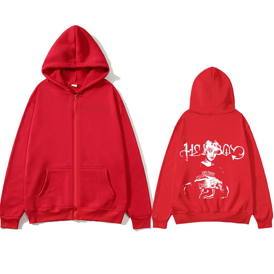 Lil Peep Crybaby Hellboy Zipper Hoodies