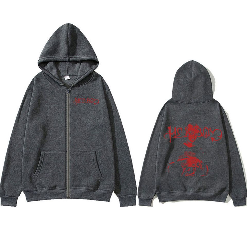 Lil Peep Crybaby Hellboy Zipper Hoodies