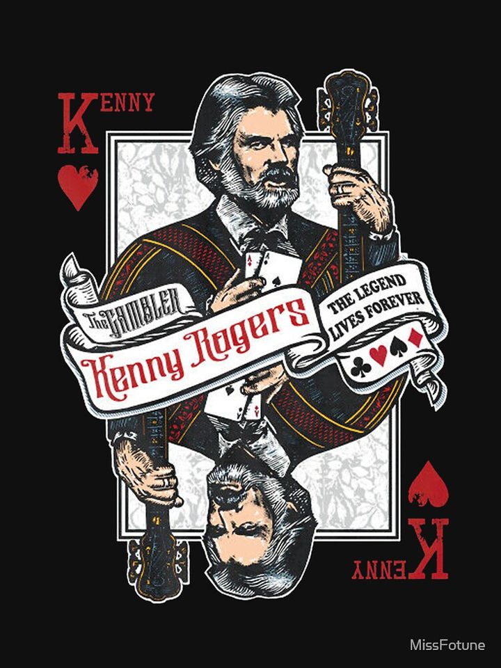 Kenny Rogers The Gambler Inspired Country Music Classic T-Shirt