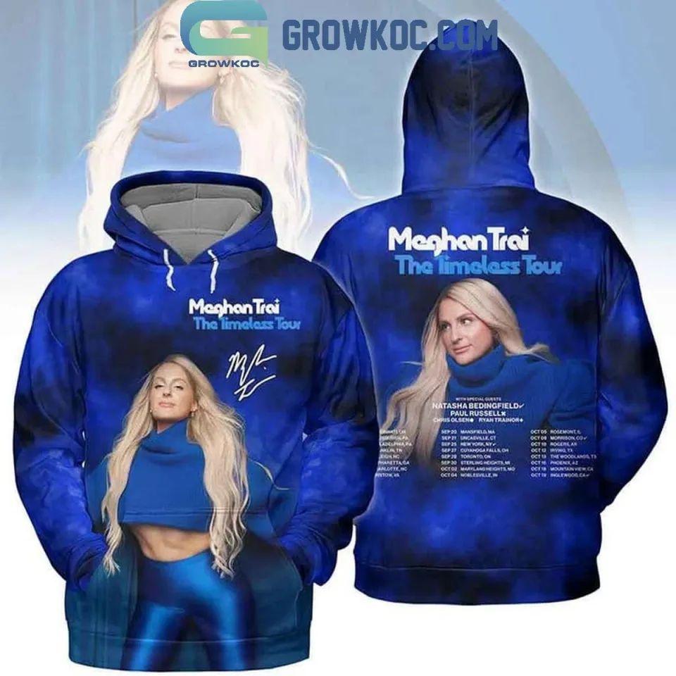 Meghan Trainor 2024 The Timeless Tour Schedule 3D hoodie