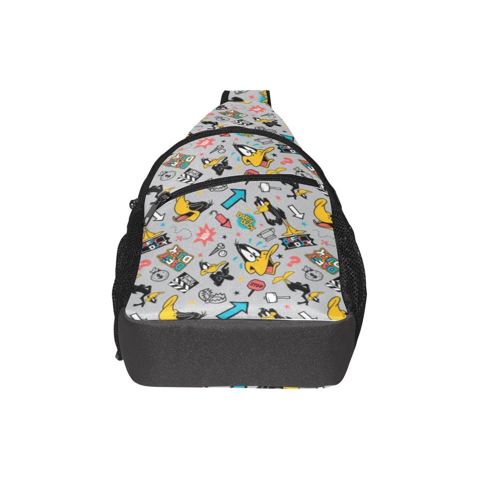 Character Daffy Print Chest Bag
