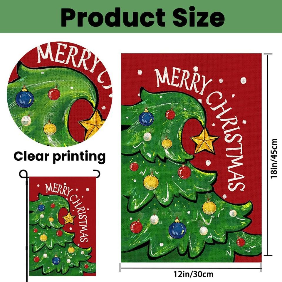 Christmas Garden Flag