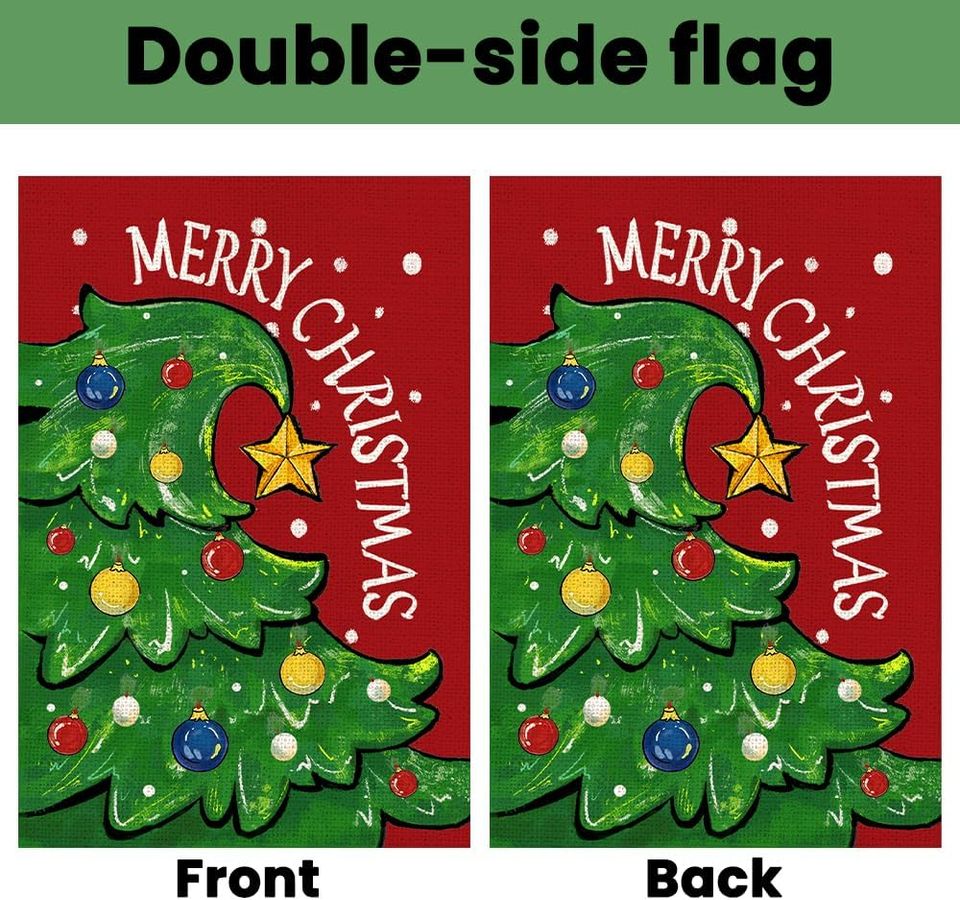 Christmas Garden Flag