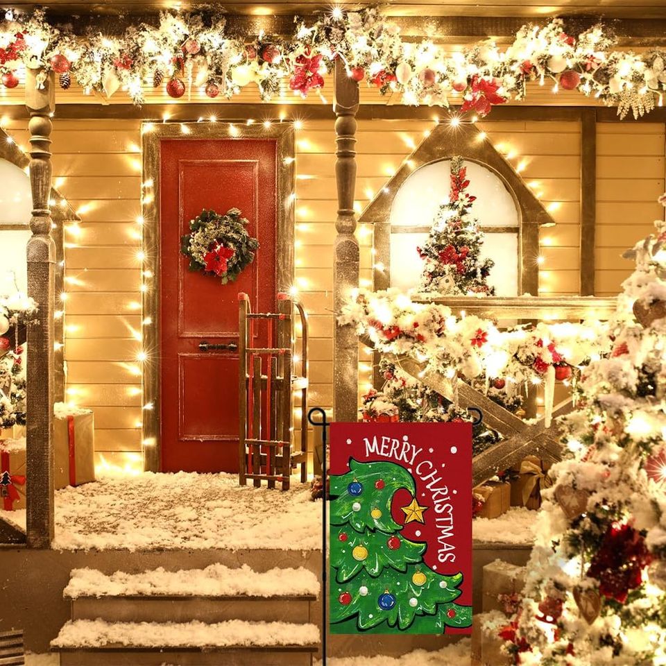 Christmas Garden Flag