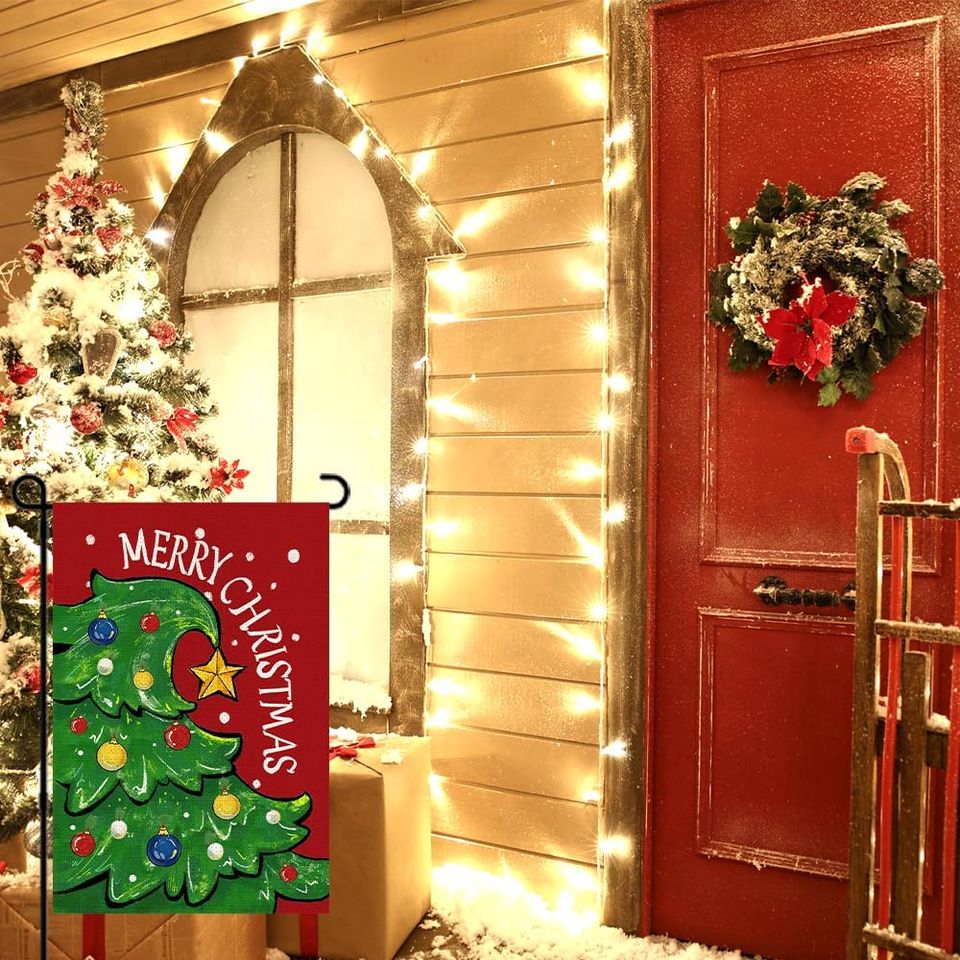 Christmas Garden Flag