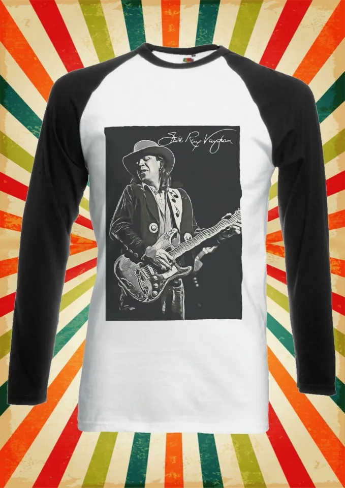 Stevie Ray Vaughan Cool Fun Men Women Long Short Sleeve Baseball Shirt