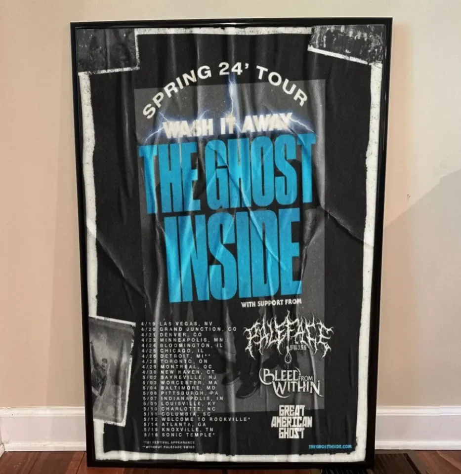 The Ghost Inside Tour 2024 Poster