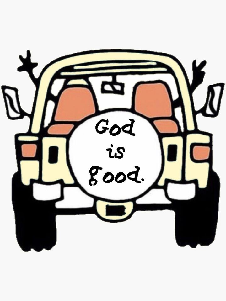 God is good. Sticker