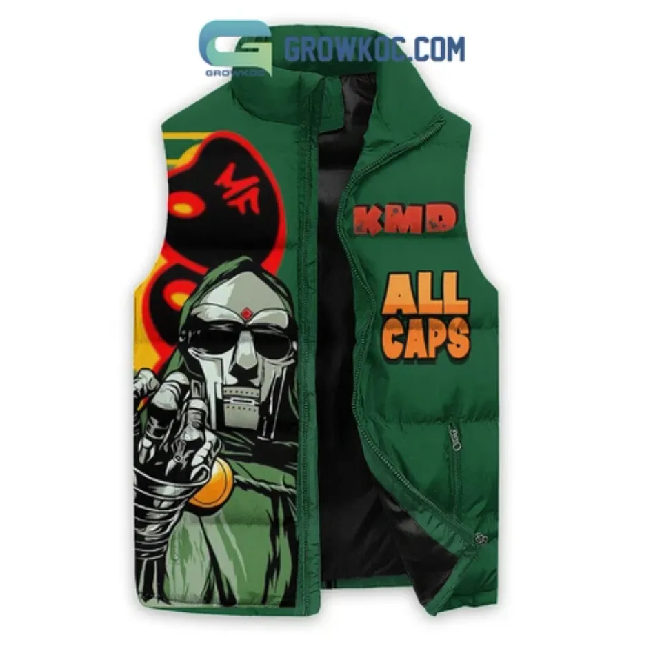 Dooom Underground King Sleeveless Puffer Jacket