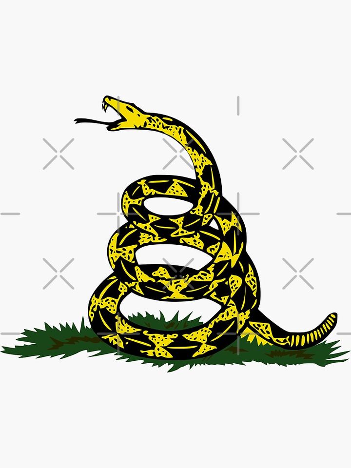 Snake Dont Tread on me Sticker