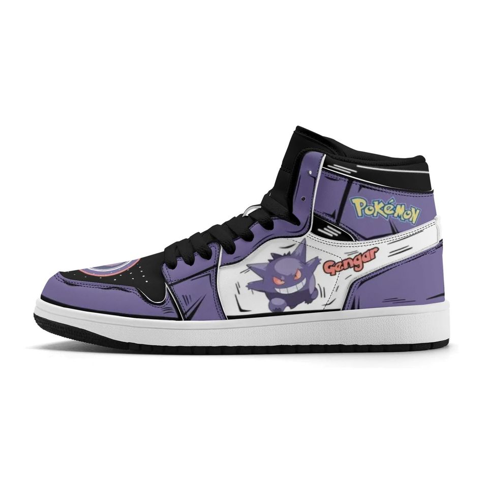 High Top Gengar Poke Go| Anime Lover Shoes