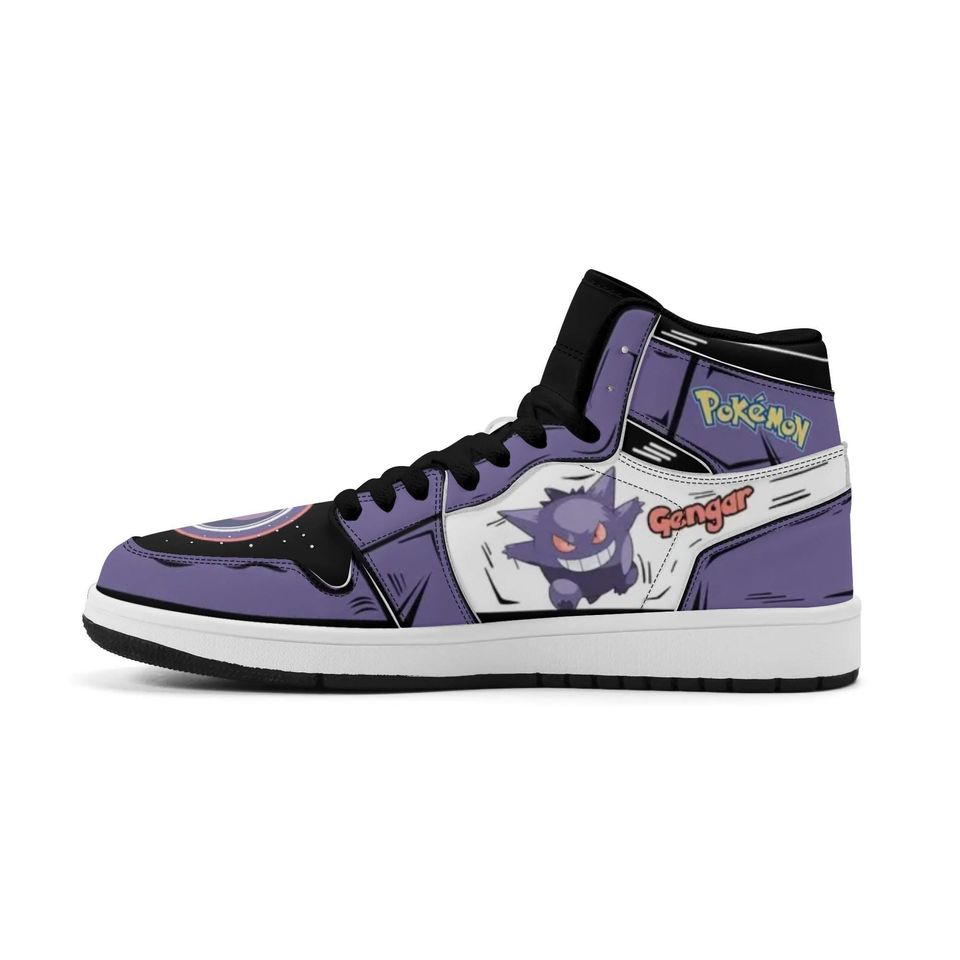 High Top Gengar Poke Go| Anime Lover Shoes