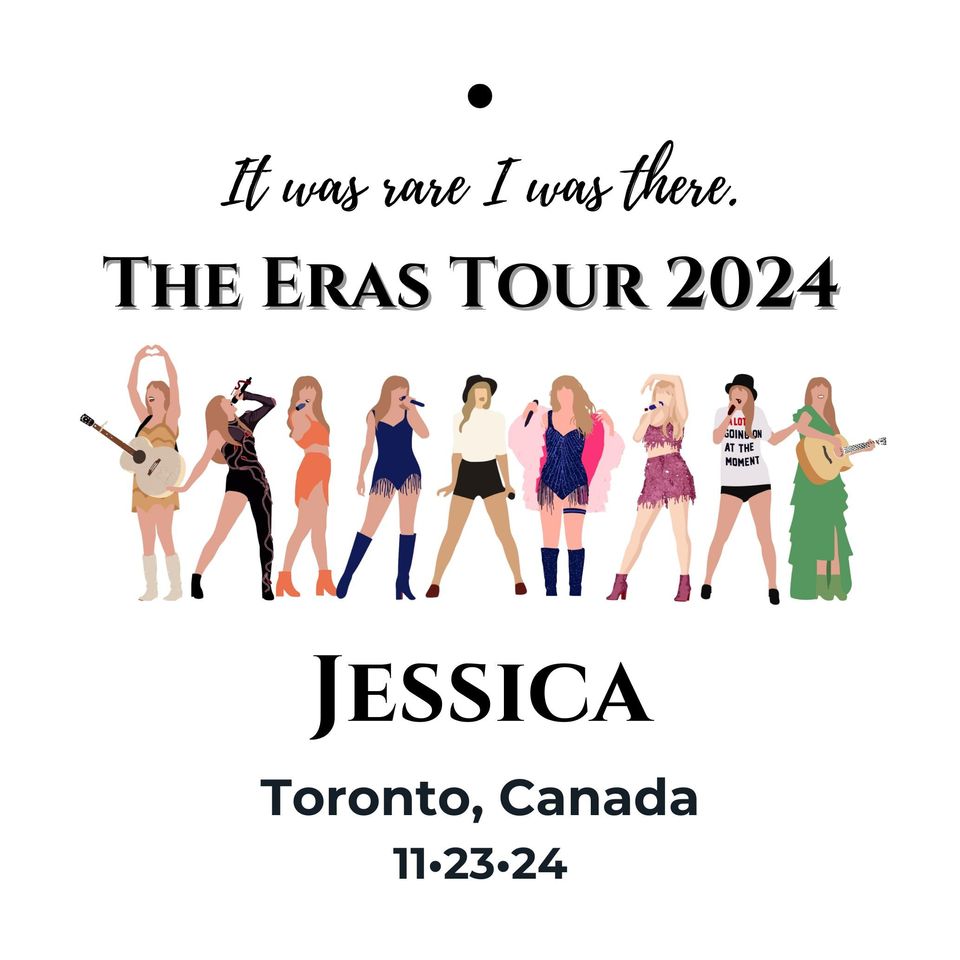 Eras Tour Christmas Ornament | It Was Rare I Was There