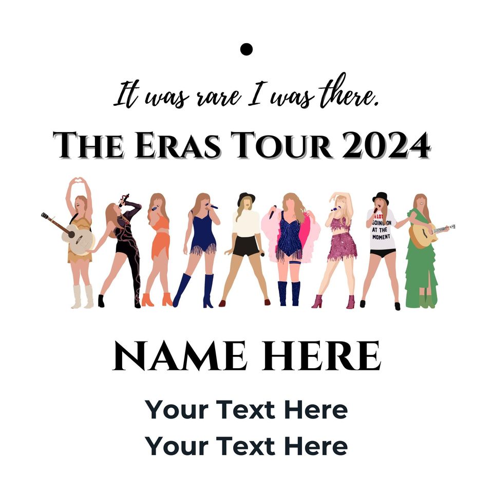 Eras Tour Christmas Ornament | It Was Rare I Was There