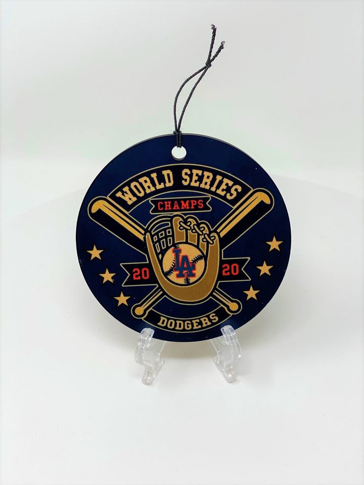 LA Dodgers Christmas California Ornament 2020