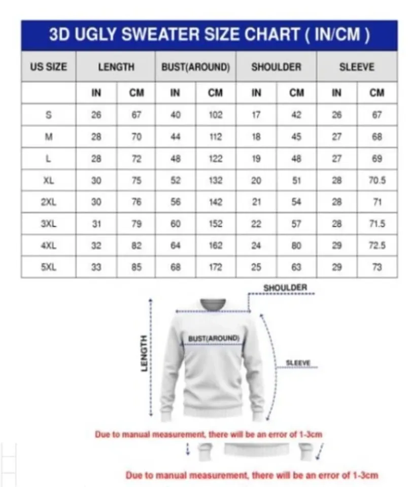 Beartooth The Surface North American Tour 2024 Ugly Sweater