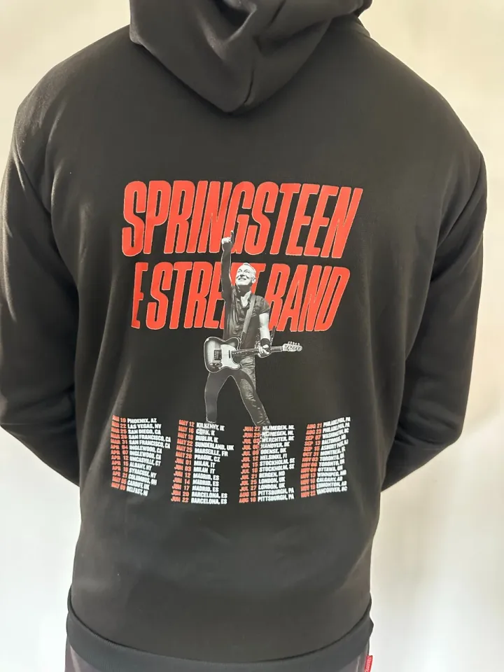 Bruce Springsteen and E Street Rock Band 2024 Tour Zipper Zip-up Hoodie