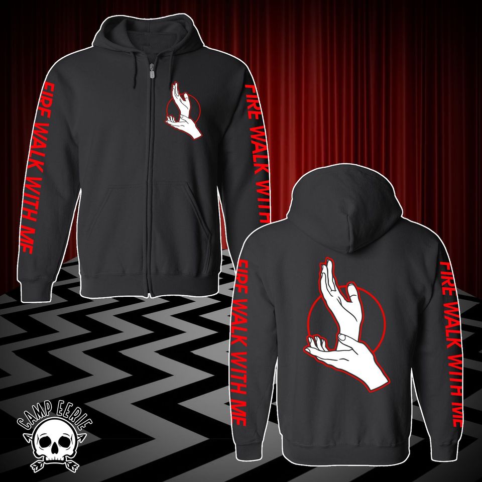 Fire Walk With Me Zip-Up Hoodie