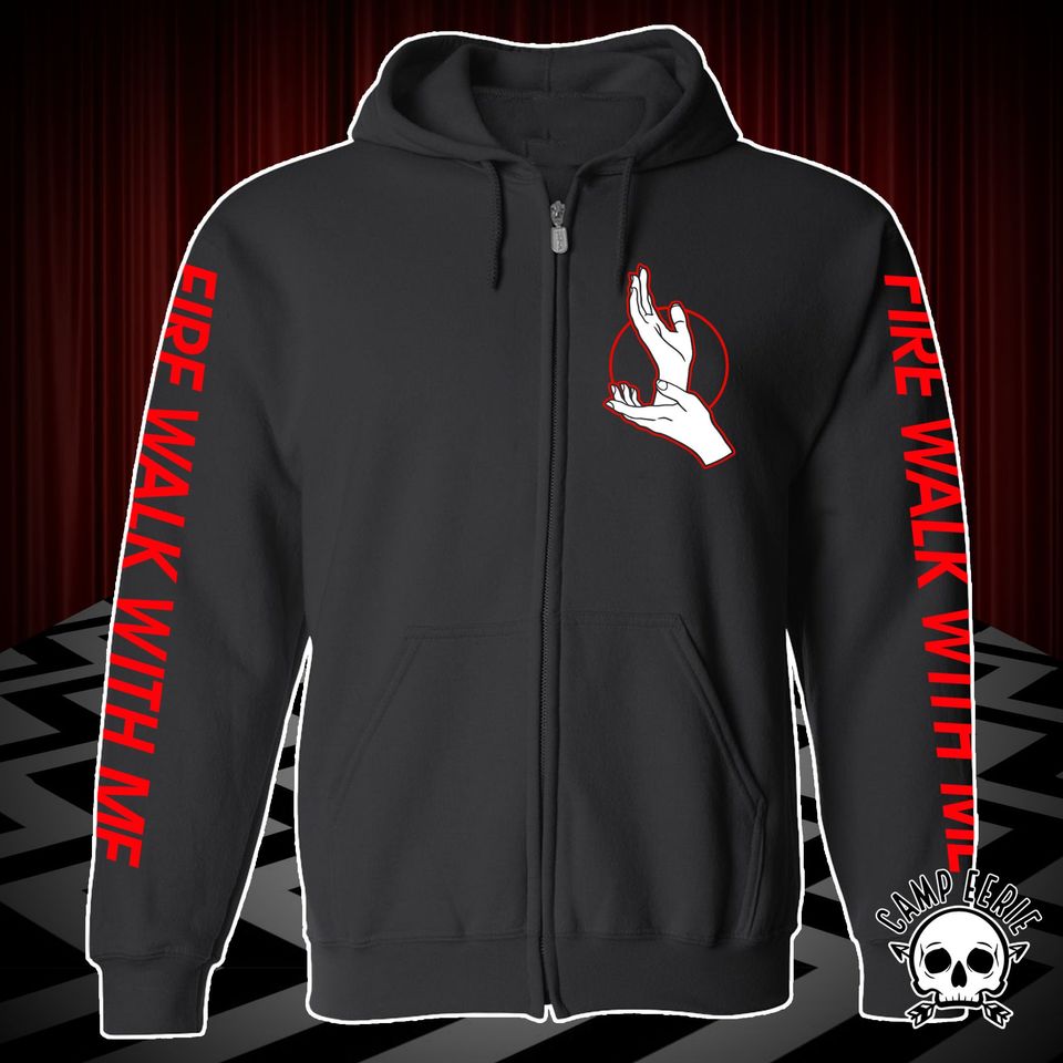 Fire Walk With Me Zip-Up Hoodie