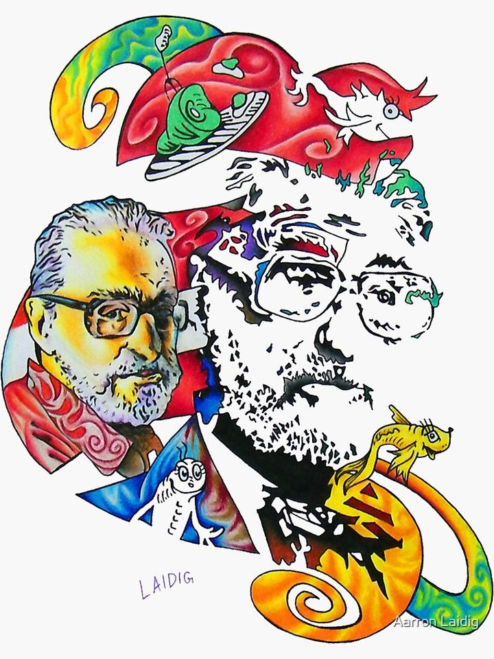 Theodor Seuss Geisel homage Sticker