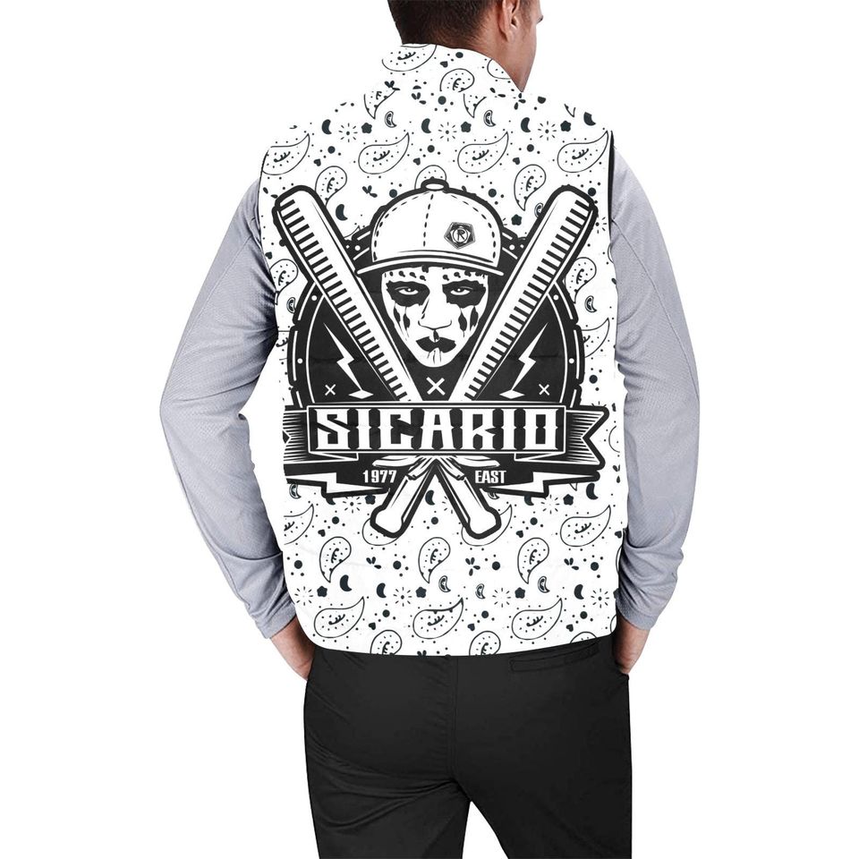 Mafia Gangsta Sicario Gangster Sleeveless Jacket