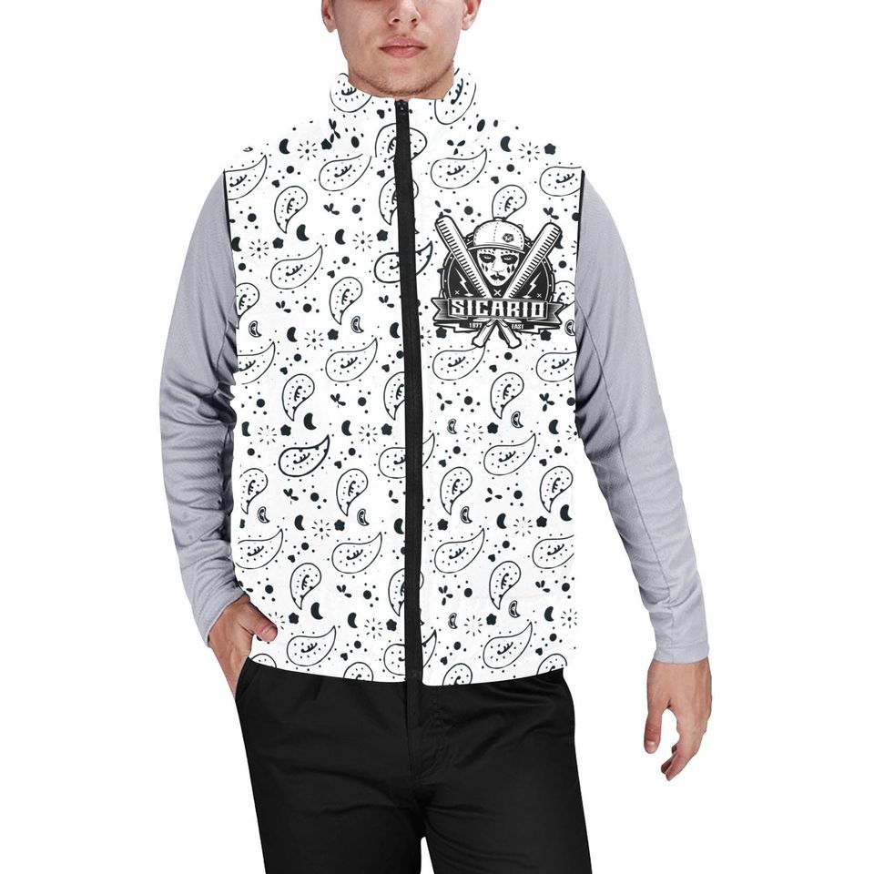Mafia Gangsta Sicario Gangster Sleeveless Jacket