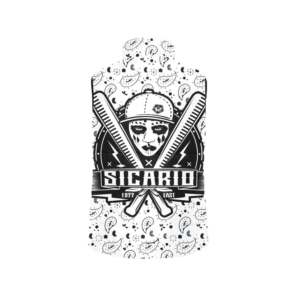 Mafia Gangsta Sicario Gangster Sleeveless Jacket