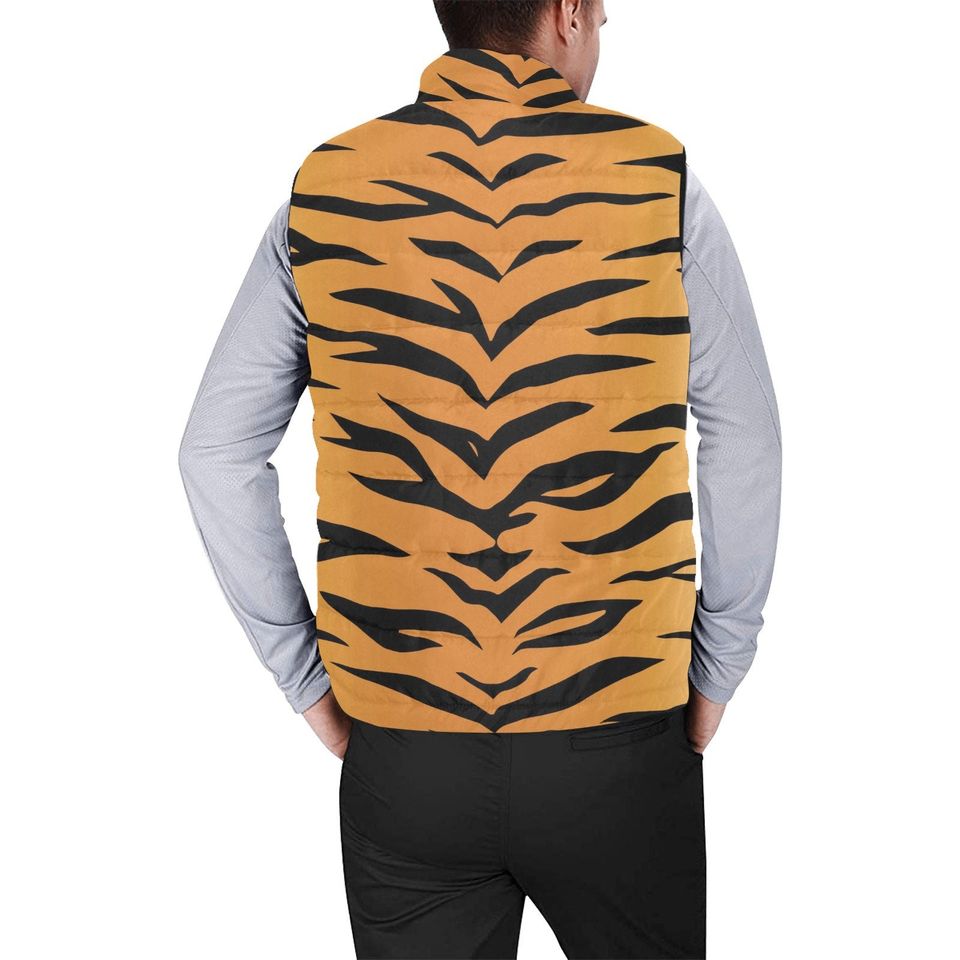 Tiger print Sleeveless Jacket | Winter Clothing | Gift Ideas