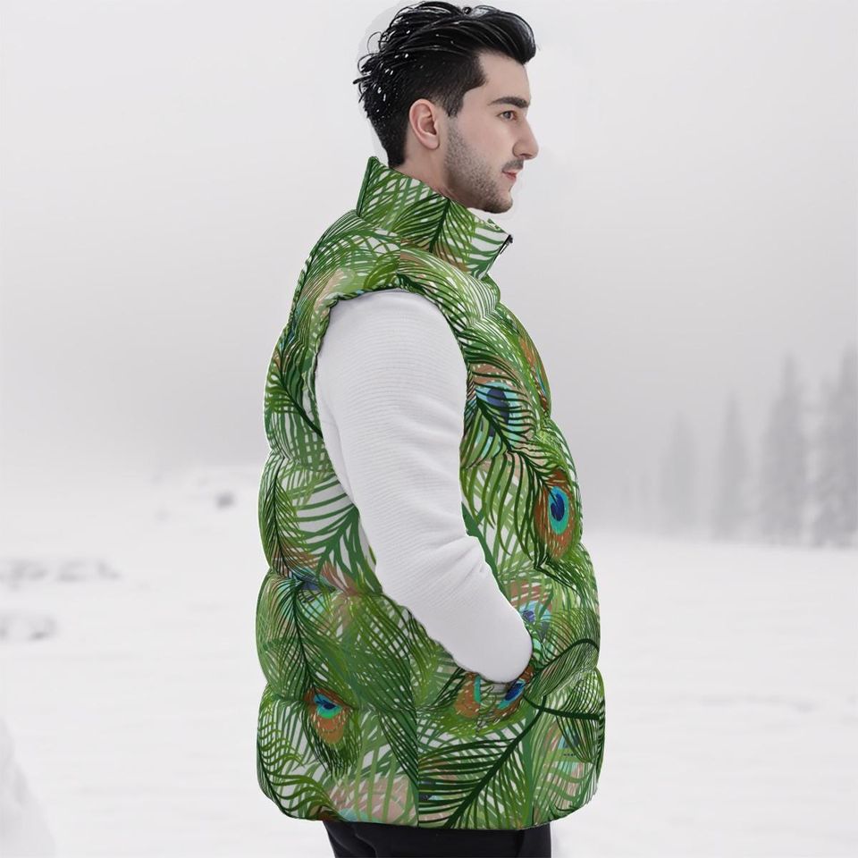 Peacock Sleeveless Jacket | Winter Clothing | Gift Ideas