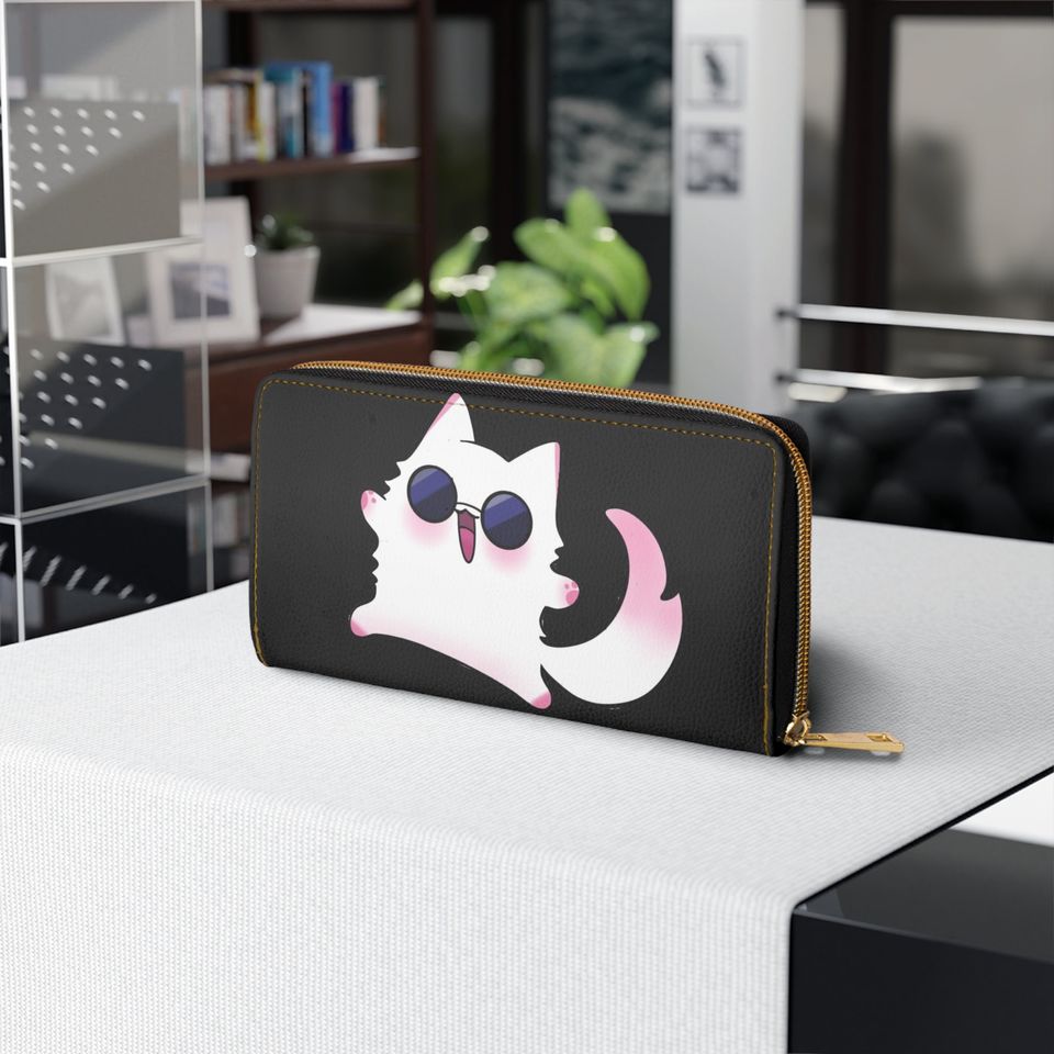 Cat Leather Wallet | Women Wallet | Gift For Women