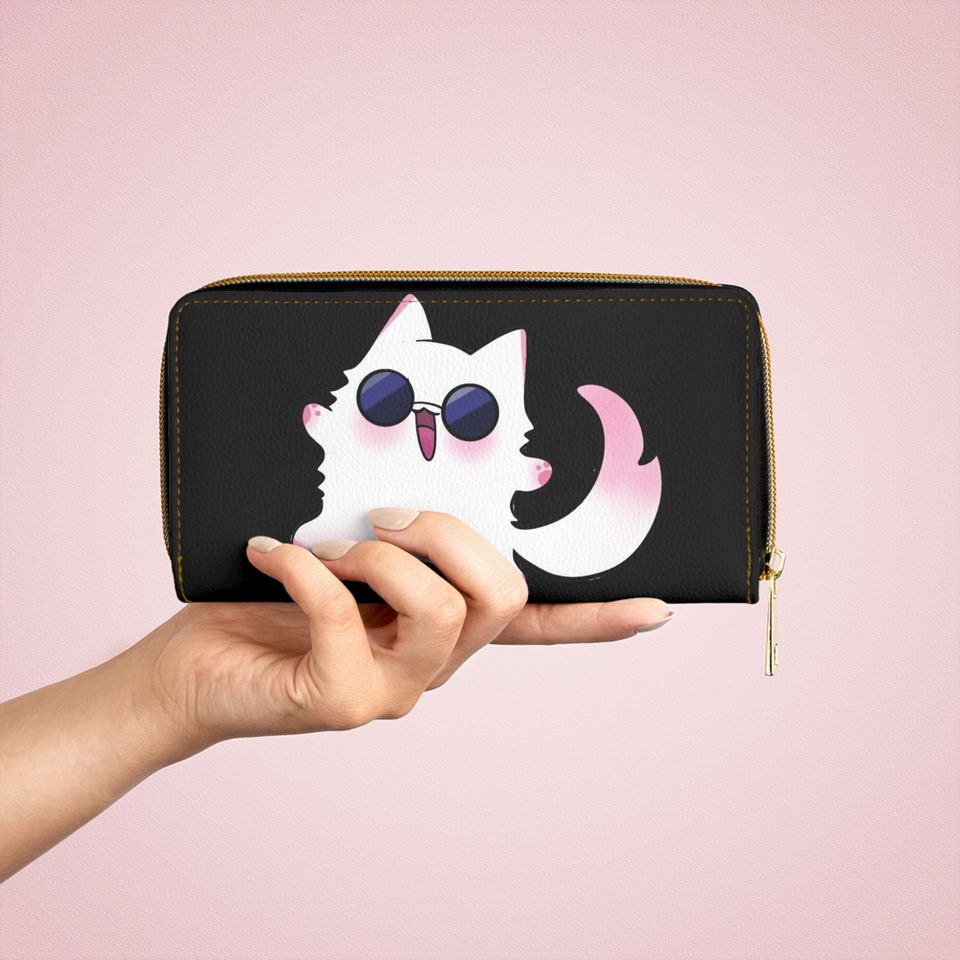 Cat Leather Wallet | Women Wallet | Gift For Women