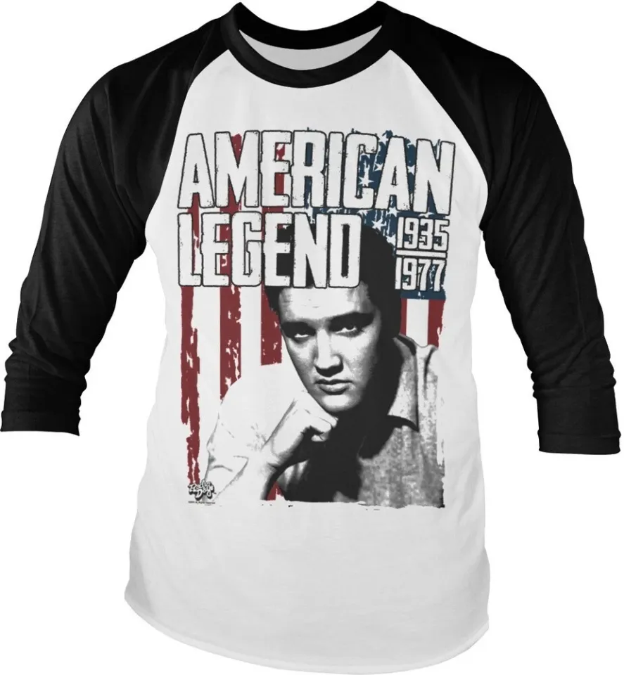 Elvis Presley Unisex 3\4 Sleeve Baseball Tee