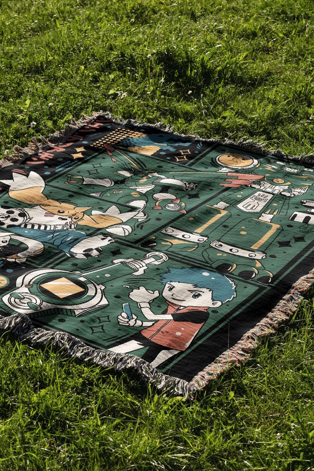 Anime Terriermon Woven Cozy Blanket