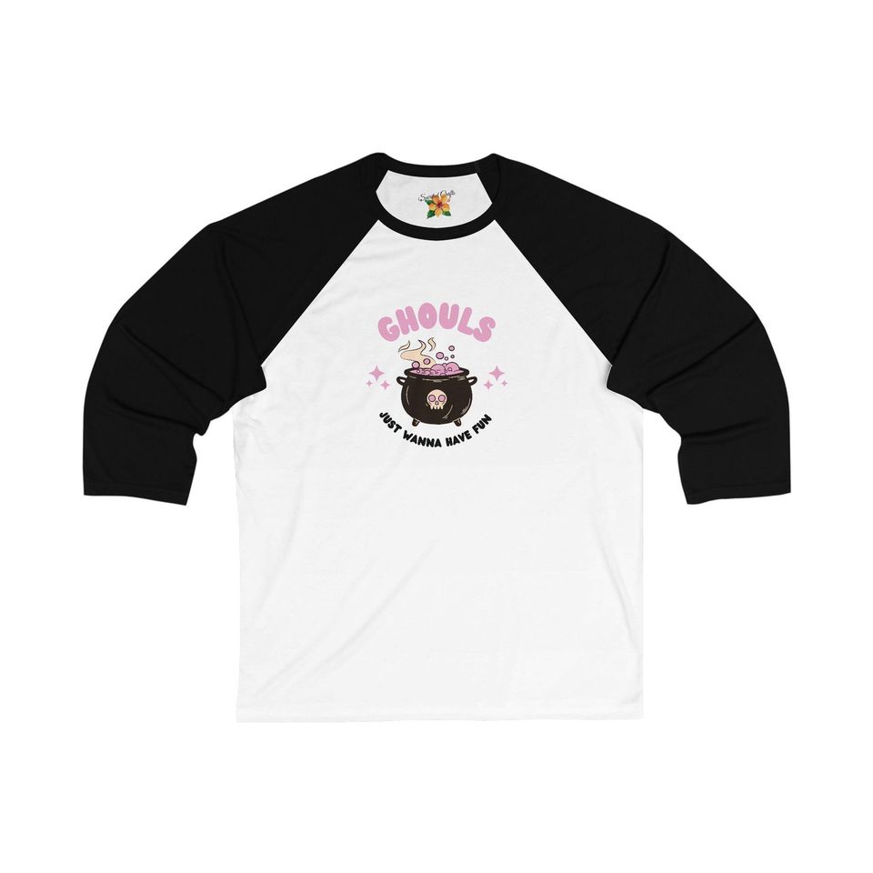 Ghouls 3/4 Sleeve Baseball Tee