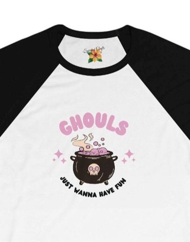 Ghouls 3/4 Sleeve Baseball Tee