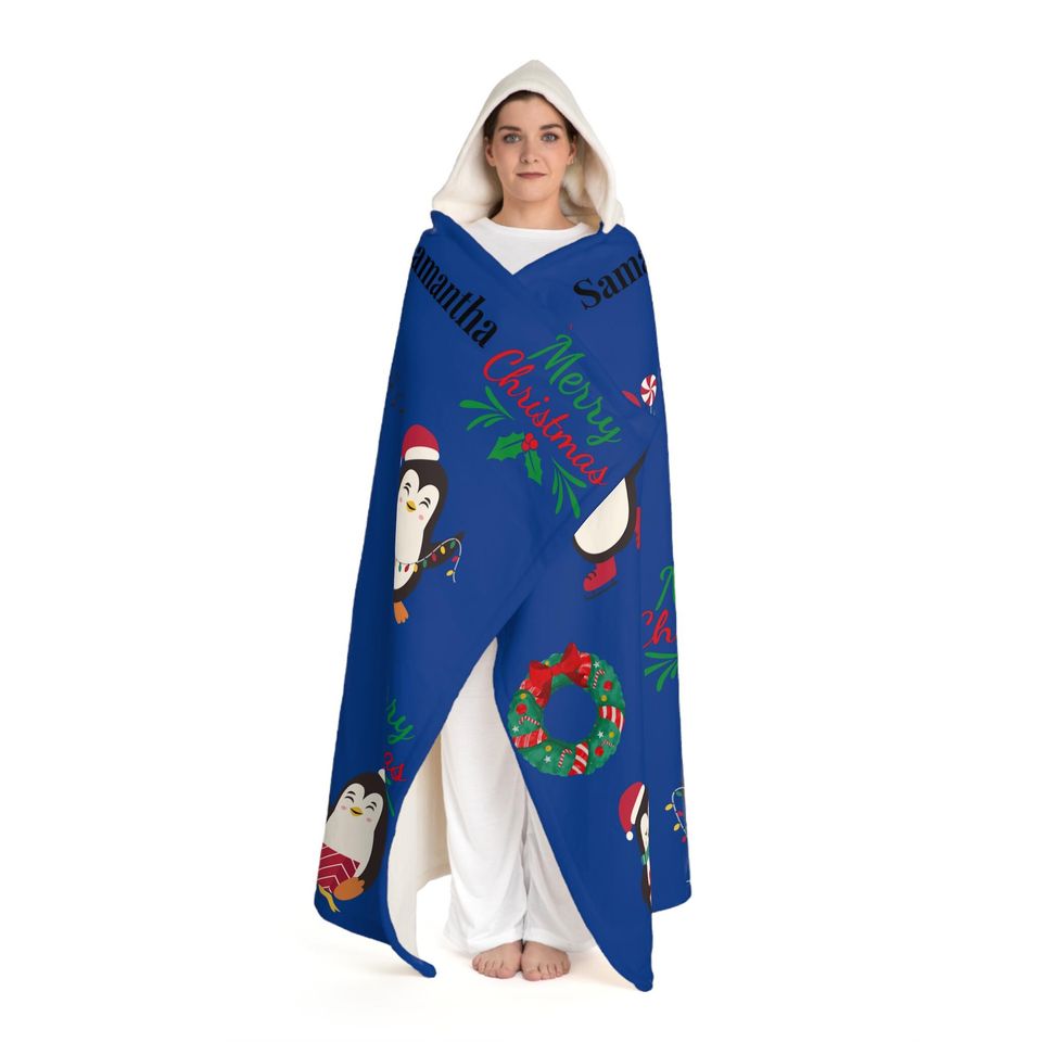 Green Christmas Hooded Blanket | Winter | Christmas Gift