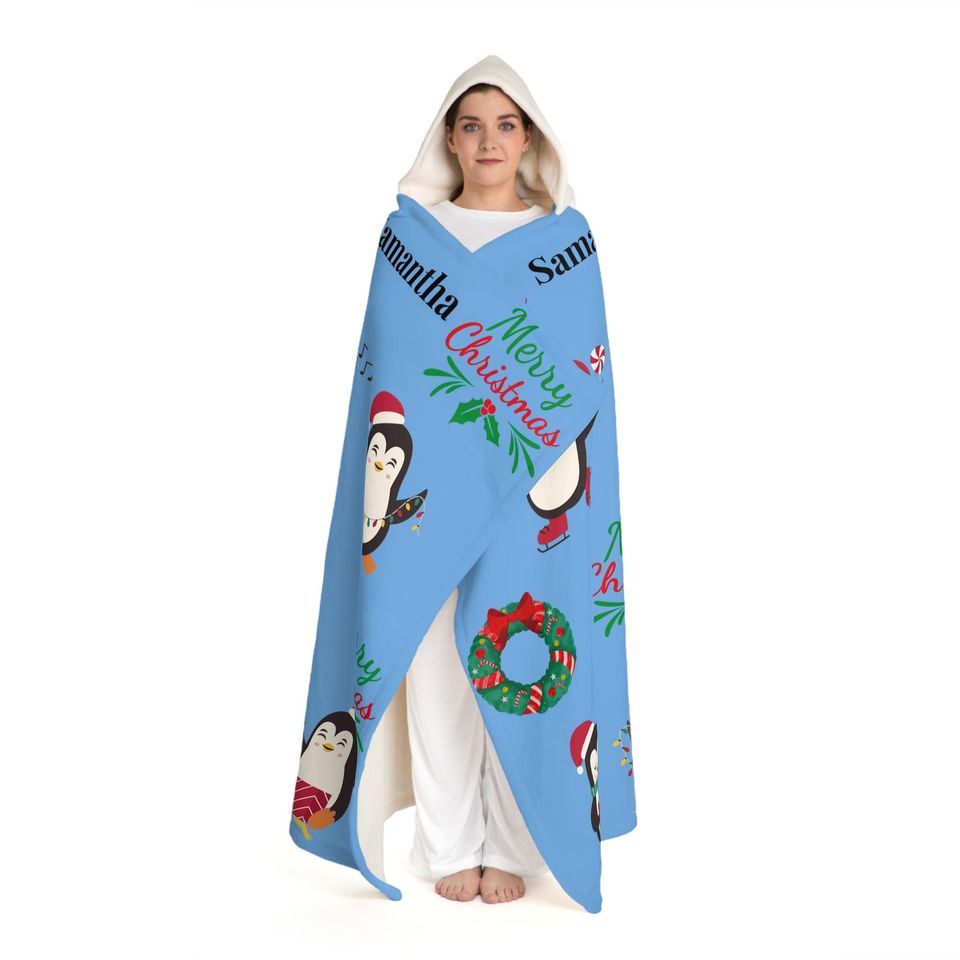 Green Christmas Hooded Blanket | Winter | Christmas Gift