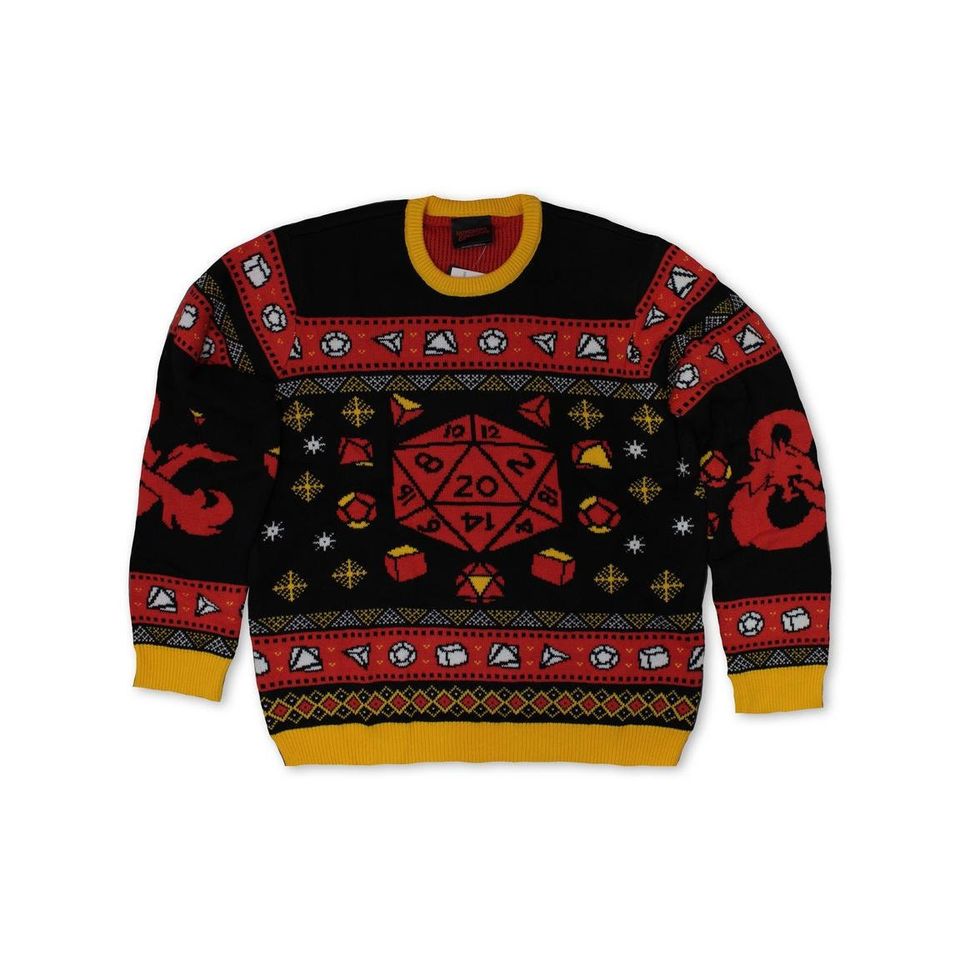 New Ugly Holiday Christmas Sweater Dungeons and Dragons