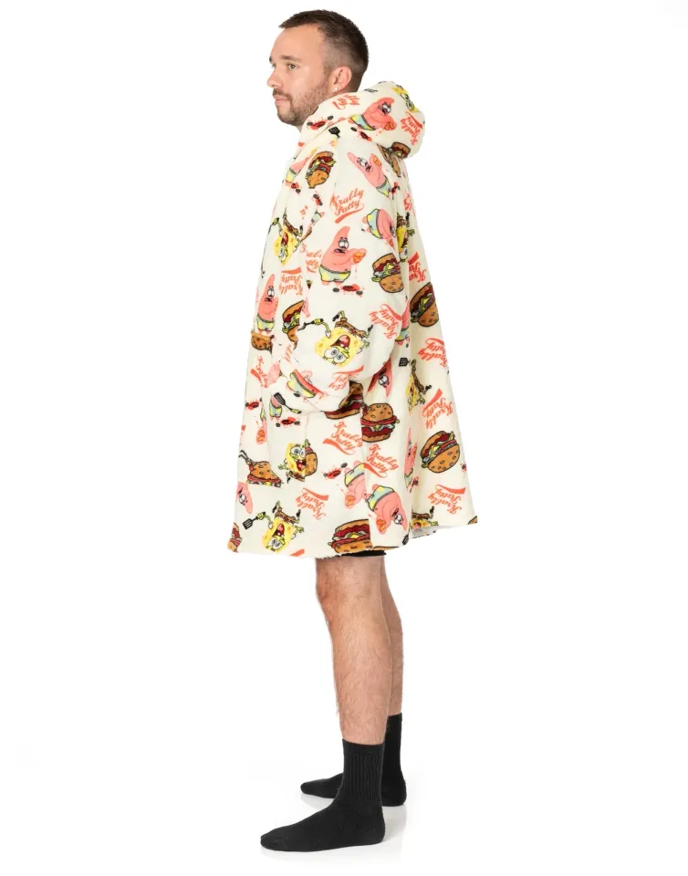 SpongeBob SquarePants  Blanket Hoodie | Christmas Gift | Winter Wear