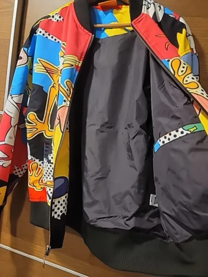 MENS Nick 90s cartoons  BOMBER JACKET