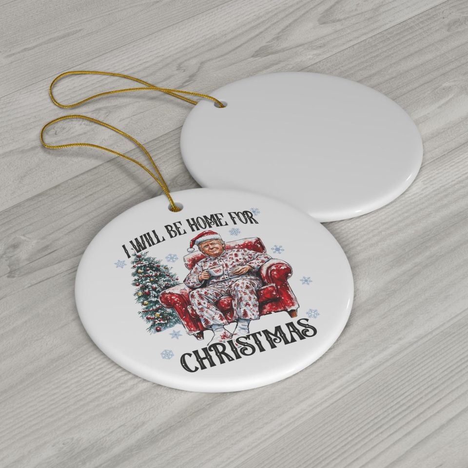 Donald Trump Ceramic Ornament -Christmas Ornament